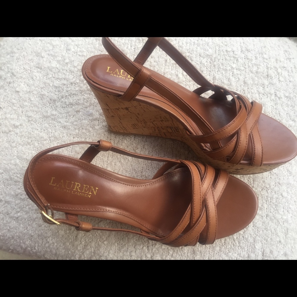 Ralph Lauren quaylin wedge sandals